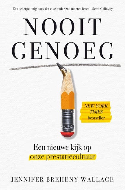 Nooit genoeg: Een nieuwe kijk op onze prestatiecultuur – omslag van het luisterboek van Jennifer Breheny Wallace