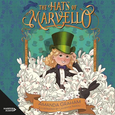 The Hats of Marvello – omslag til lydbogen af Amanda Graham