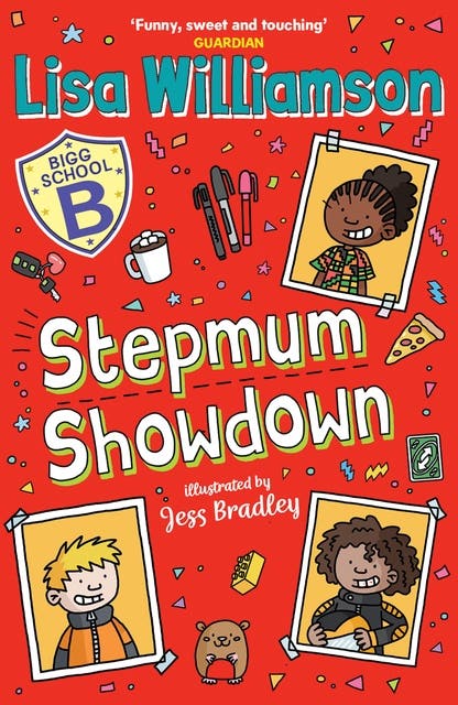 Bigg School: Stepmum Showdown – omslag til lydbogen af Lisa Williamson