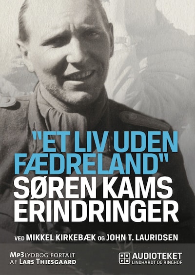 Søren Kams erindringer – omslag til lydbogen af John T. Lauridsen, Mikkel Kirkebaek