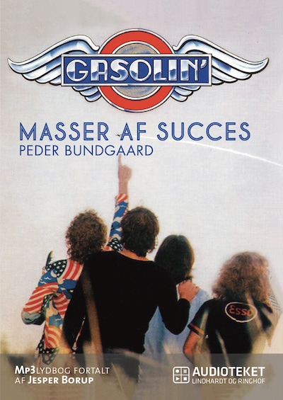Gasolin – masser af succes – omslag til lydbogen af Peder Bundgaard