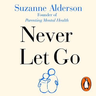 Never Let Go – omslag til lydbogen af Suzanne Alderson