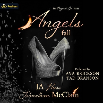 Angels Fall – omslag til lydbogen af JA Huss, Johnathan McClain