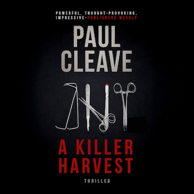 A Killer Harvest – omslag til lydbogen af Paul Cleave