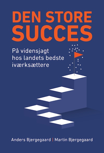 Den Store Succes – omslag til lydbogen af Martin Bjergegaard, Anders Bjergegaard