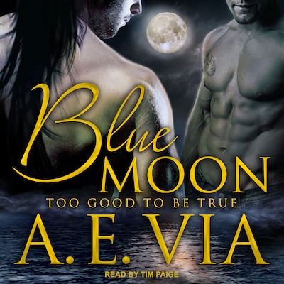 Blue Moon – omslag til lydbogen af A.E. Via