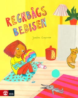 Regnbågsbebisen – omslag till ljudboken av Josefine Engström