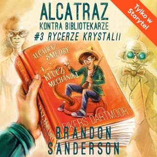 Rycerze Krystalii – okładka audiobooka, autor Brandon Sanderson