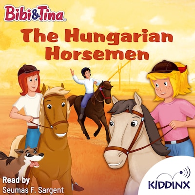 The Hungarian Horsemen - Bibi and Tina (Unabridged) – omslag van het luisterboek van Vincent Andreas