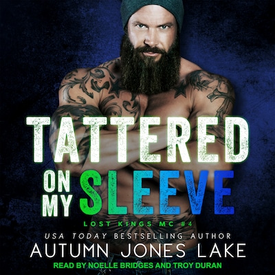 Tattered on My Sleeve – omslag til lydbogen af Autumn Jones Lake
