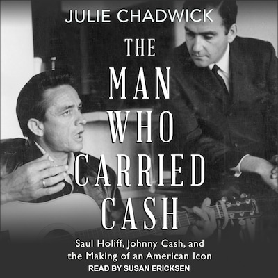 The Man Who Carried Cash – omslag til lydbogen af Julie Chadwick