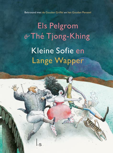 Kleine Sofie en lange Wapper – omslag van het luisterboek van Els Pelgrom,Thé Tjong-Khing