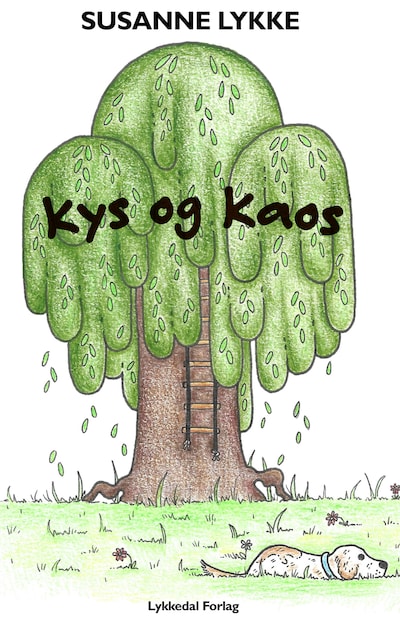 Kys og kaos – omslag til lydbogen af Susanne Lykke