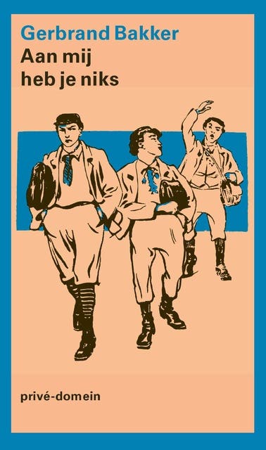 Aan mij heb je niks – omslag van het luisterboek van Gerbrand Bakker