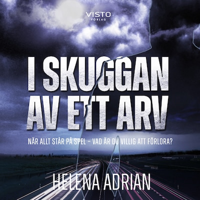 I skuggan av ett arv – omslag till ljudboken av Helena Adrian