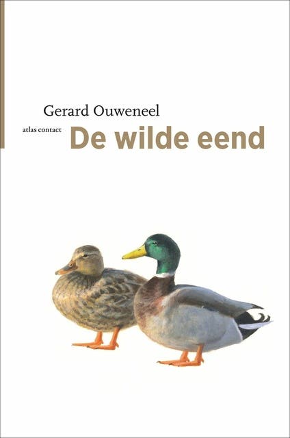 De wilde eend – omslag van het luisterboek van Gerard Ouweneel