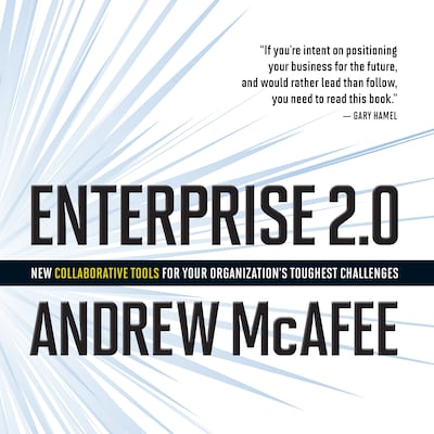 Enterprise 2.0 – omslag til lydbogen af Andrew McAfee