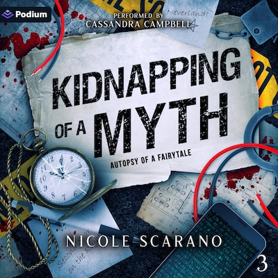 Kidnapping of a Myth – omslag til lydbogen af Nicole Scarano