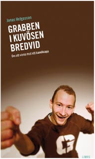 Grabben i kuvösen bredvid – omslag till ljudboken av Jonas Helgesson