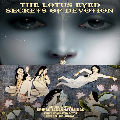 The Lotus Eyed – omslag til lydbogen af Sripad Jagannatha Das