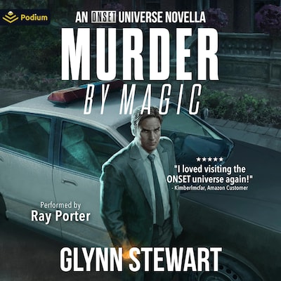 Murder by Magic – omslag til lydbogen af Glynn Stewart