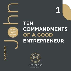 TEN COMMANDMENTS OF A GOOD ENTREPRENEUR – okładka audiobooka, autor Vladimír John