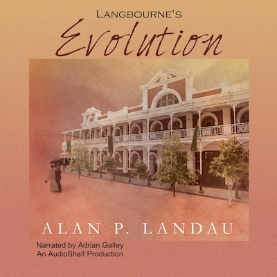 Langbourne's Evolution – omslag til lydbogen af Alan Landau