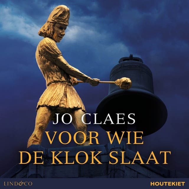 Voor wie de klok slaat – omslag van het luisterboek van Jo Claes