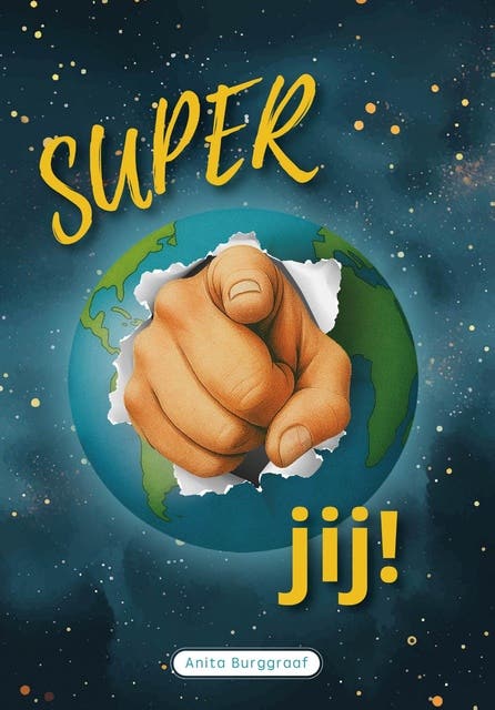 Super jij!: Je hoeft het niet te worden, je bent het al! – omslag van het luisterboek van Anita Burggraaf
