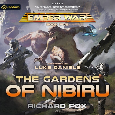 The Gardens of Nibiru – omslag til lydbogen af Richard Fox