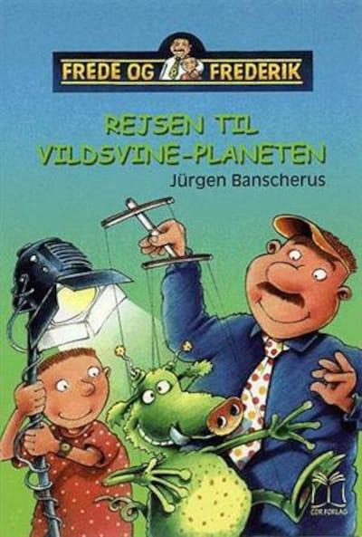 Rejsen til Vildsvine-Planeten – omslag til lydbogen af Jürgen Banscherus
