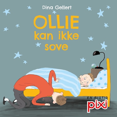 Ollie kan ikke sove – omslag til lydbogen af Dina Gellert