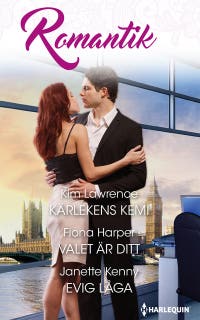 Kärlekens kemi / Valet är ditt / Evig låga – omslag till ljudboken av Fiona Harper,Janette Kenny,Kim Lawrence