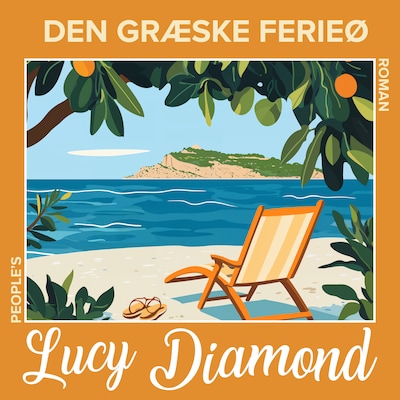 Den græske ferieø – omslag til lydbogen af Lucy Diamond