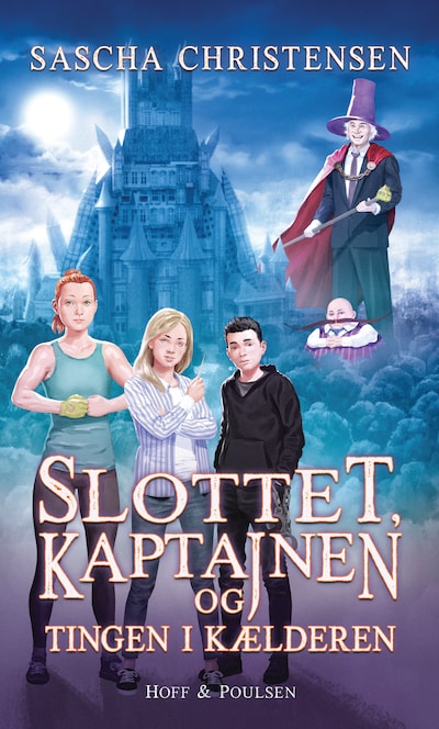 Slottet, kaptajnen og tingen i kælderen – omslag til lydbogen af Sascha Christensen