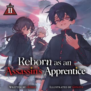 Reborn as an Assassin's Apprentice (Light Novel) Vol. 2 – omslag till ljudboken av okiuta, sinsora