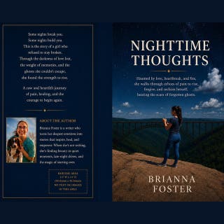 Nighttime Thoughts – omslag till ljudboken av Brianna Foster