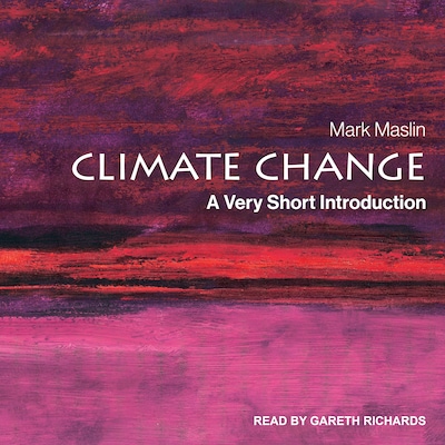 Climate Change – omslag til lydbogen af Mark Maslin