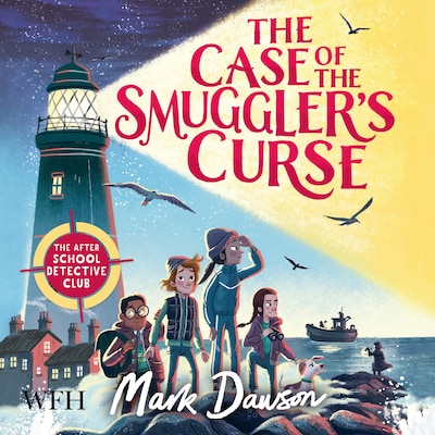 The Case of the Smuggler's Curse – omslag til lydbogen af Mark Dawson