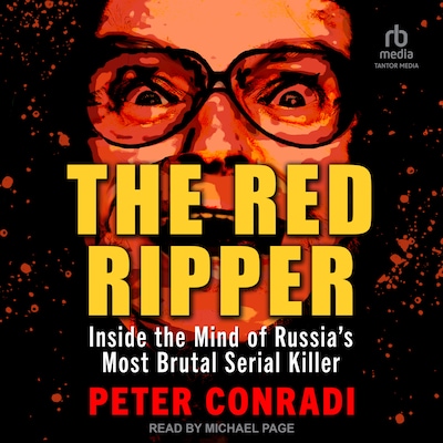 The Red Ripper – omslag til lydbogen af Peter Conradi