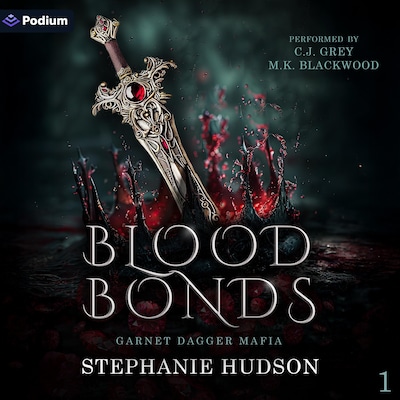 Blood Bonds – omslag til lydbogen af Stephanie Hudson