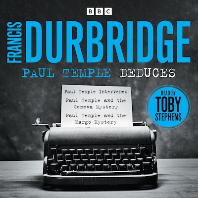 Paul Temple Deduces – omslag til lydbogen af Francis Durbridge