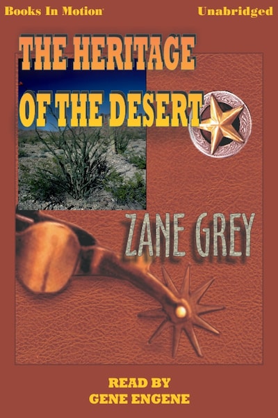 Heritage Of The Desert, The – omslag til lydbogen af Zane Grey
