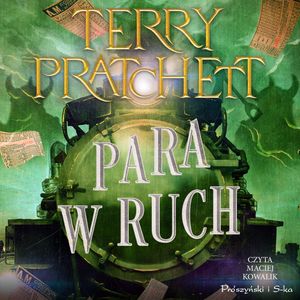 Para w ruch – okładka audiobooka, autor Terry Pratchett