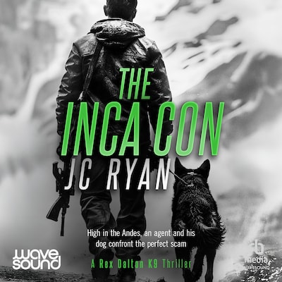 The Inca Con – omslag til lydbogen af J. C. Ryan