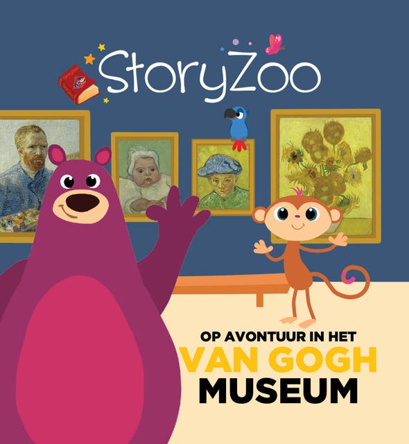 StoryZoo op avontuur in het Van Gogh Museum – omslag van het luisterboek van Rene van Blerk