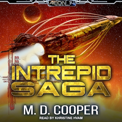 The Intrepid Saga – omslag til lydbogen af M. D. Cooper