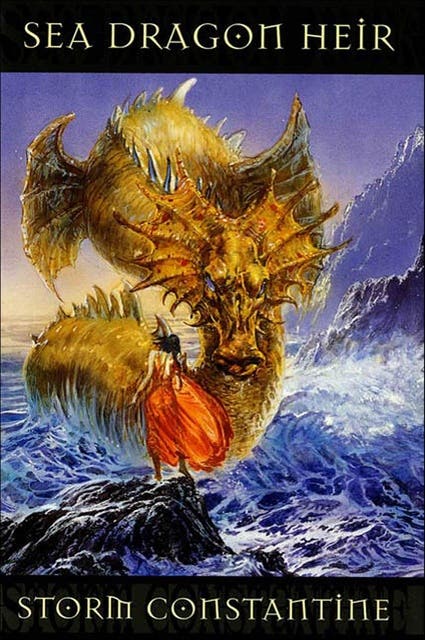 Sea Dragon Heir – omslag til lydbogen af Storm Constantine