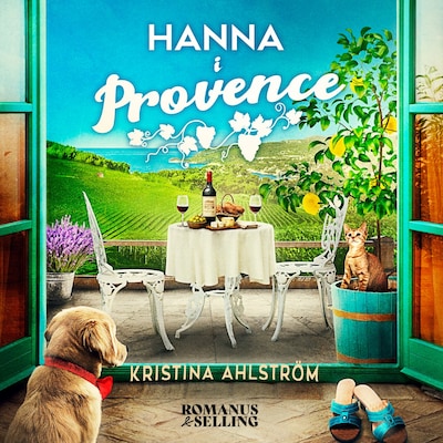 Hanna i Provence – omslag till ljudboken av Kristina Ahlström