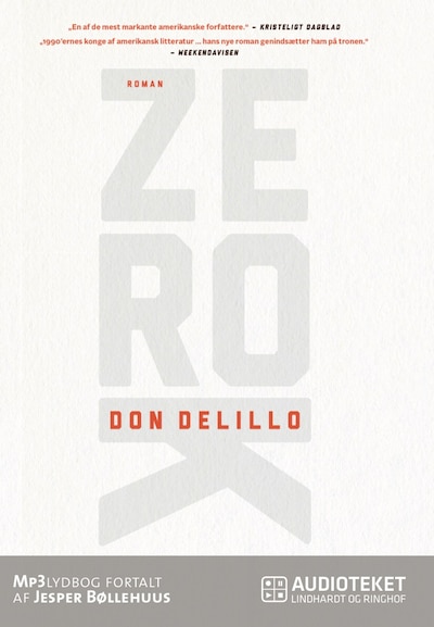 Zero K – omslag til lydbogen af Don DeLillo